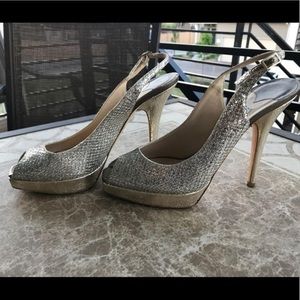 Jimmy Choo Gold Nova Pumps